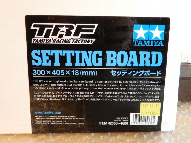 1 иен ~ не использовался товар Tamiya TRF настройка панель 300×405×18mm TAMIYA 42336 4600 хранение товар 