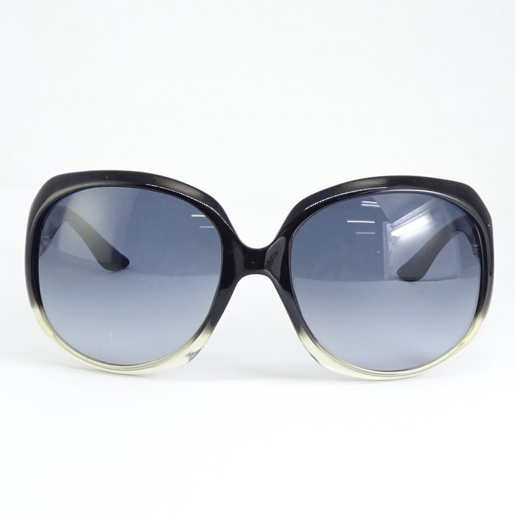 【1円】クリスチャンディオール Christian Dior GLOSSY グロッシー サングラス アイウェア G2EHD ラウンド サイドロゴ ブラック系 メガネの画像3