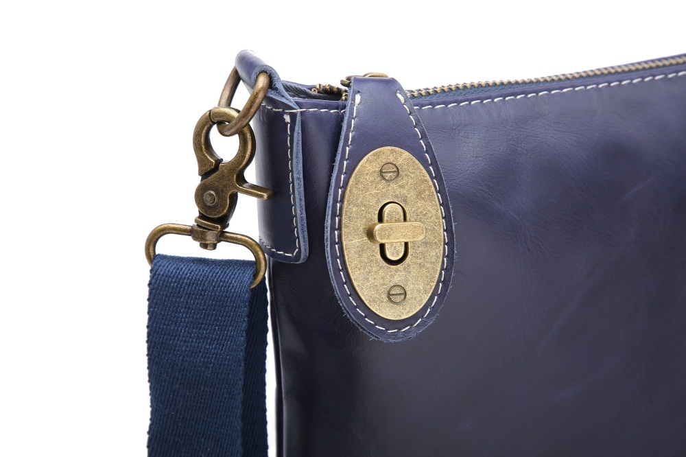 Y27 популярный  новый товар   ручной работы    высококачественный  воловья кожа   наплечная сумка  ...   ... 3 цвет   военно-морской флот  голубой 