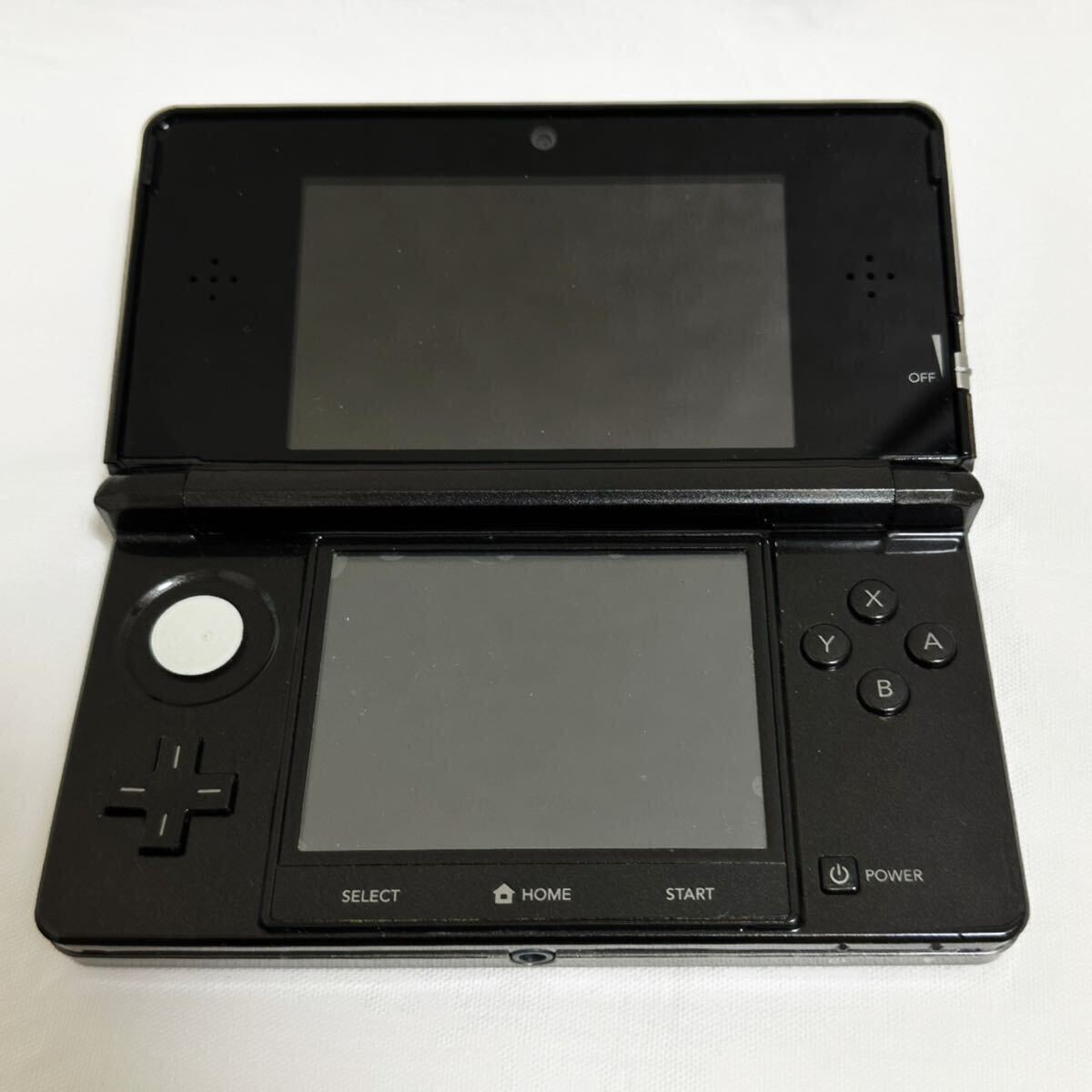 【Nintendo】 ニンテンドー 3DS ◆動作確認済み 初期化済み 任天堂 ACアダプター ブラック ゲーム機 本体 【ジャンク品】_画像5