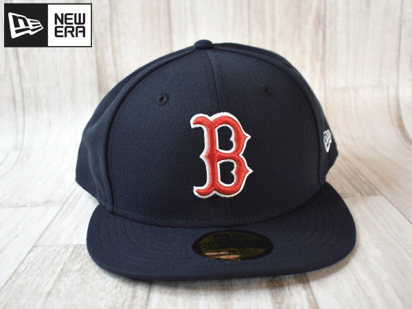 J52《未使用品》NEW ERA ニューエラ【8-1/4 - 65.4cm】ビッグサイズ MLB BOSTON RED SOX レッドソックス 帽子 キャップの画像2