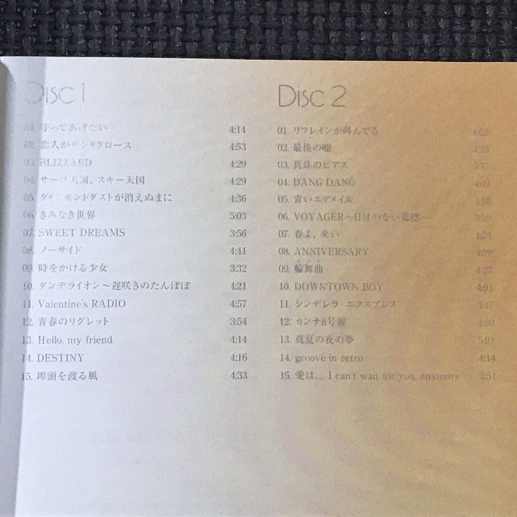 松任谷由実 Neue Musik ノイエ・ムジーク 2枚組ベストアルバム 全30曲　CD_画像3