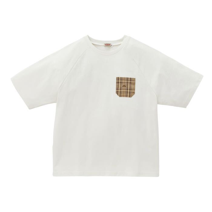 【今期新作!】新品　チェックバックロゴTシャツ　大人用　S 半袖Tシャツ_画像3