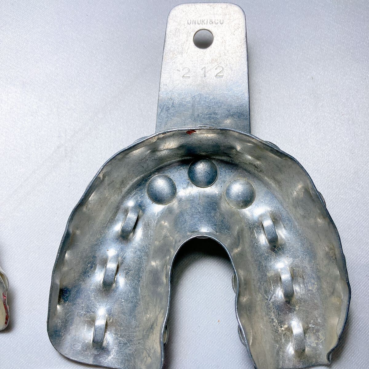 歯科技工 器具 インプレッショントレー 印象トレー 網トレー いろいろ まとめて 9個 セット/歯型 入れ歯 金属 スクラップ ジャンク