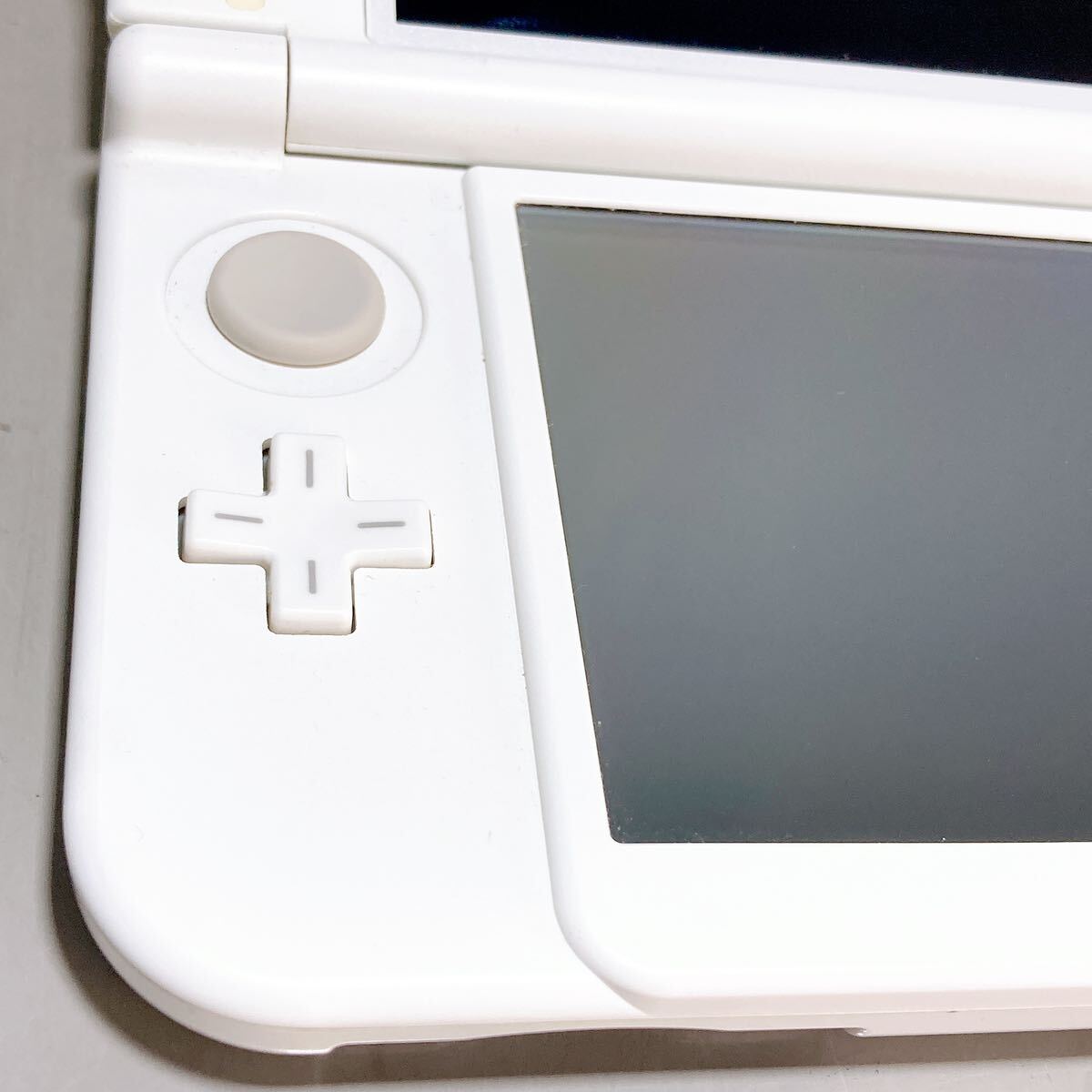 Newニンテンドー3DSLL パールホワイト 箱 タッチペン付 動作OK 初期化済み/New Nintendo 3DS LL 任天堂 画面良好 _画像3