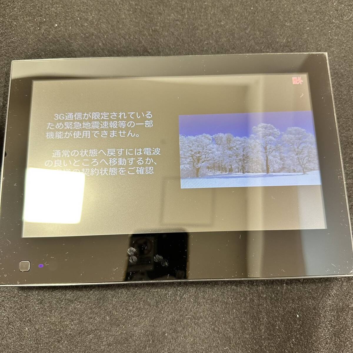 ★☆SoftBank ソフトバンク ポータブルテレビ デジタルフォトフレーム HUAWEI 202HW ブラック/黒 通電確認済み ＃15382☆★の画像2