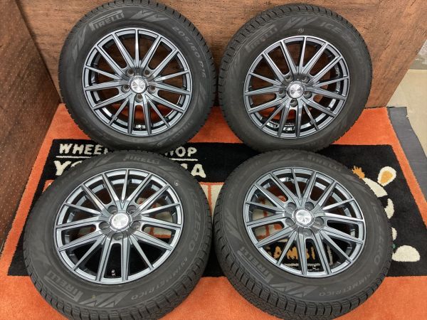 ◆冬用Set◆ 安心画像多数【22年製】PIRELLI付き 共豊PREDICT 90系ノア ヴォクシー プリウスα 6.5J ET38 205/60R16 スタッドレスタイヤ_画像1