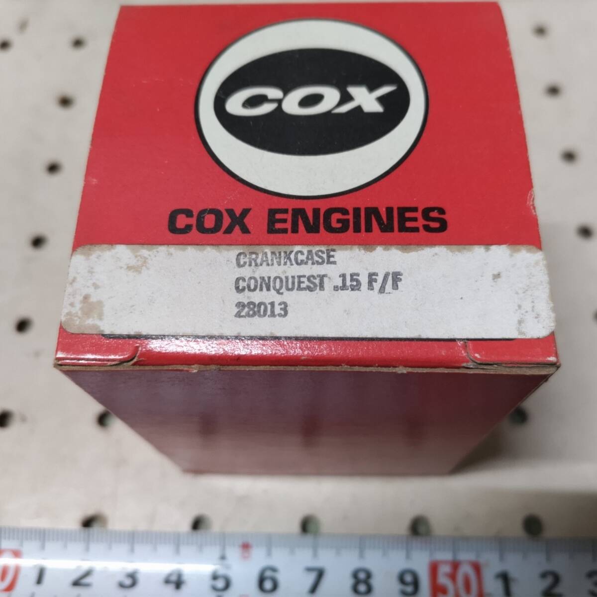 W072 COX ENGINES CRANKCASE CONQUEST.15 F/F 28013 クランクケース コンケスト 未使用 箱破損 長期保管品の画像7