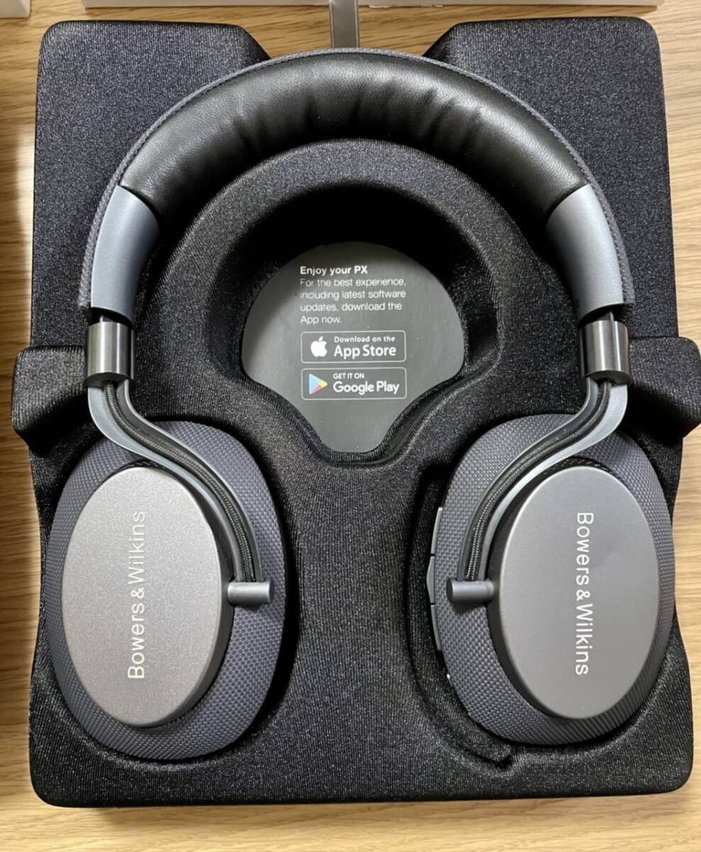  Bowers & Wilkins PX Wireless Headphones B&W PX/H スペースグレー 中古 Bluetooth ヘッドホン ヘッドフォン_画像2