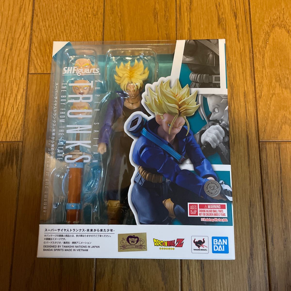 【1円】【未開封】S.H.フィギュアーツ ドラゴンボールZ スーパーサイヤ人トランクス-未来から来た少年- 約140mm 塗装済み可動フィギュア_画像8