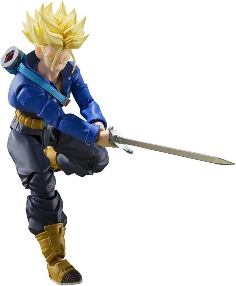 【1円】【未開封】S.H.フィギュアーツ ドラゴンボールZ スーパーサイヤ人トランクス-未来から来た少年- 約140mm 塗装済み可動フィギュア_画像1