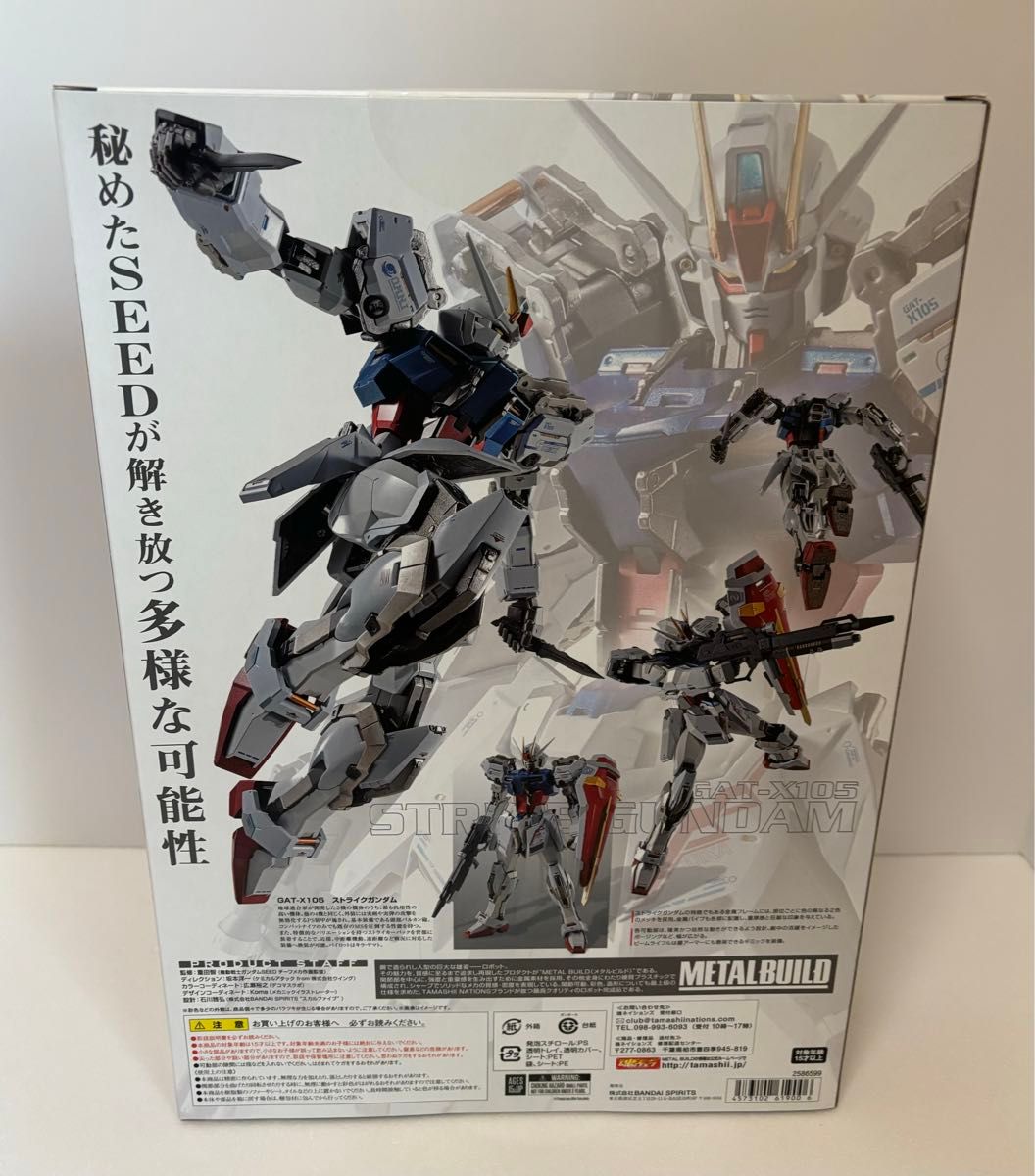 METAL BUILD ストライクガンダム　10th Ver 未開封 機動戦士ガンダムSEED メタルビルド