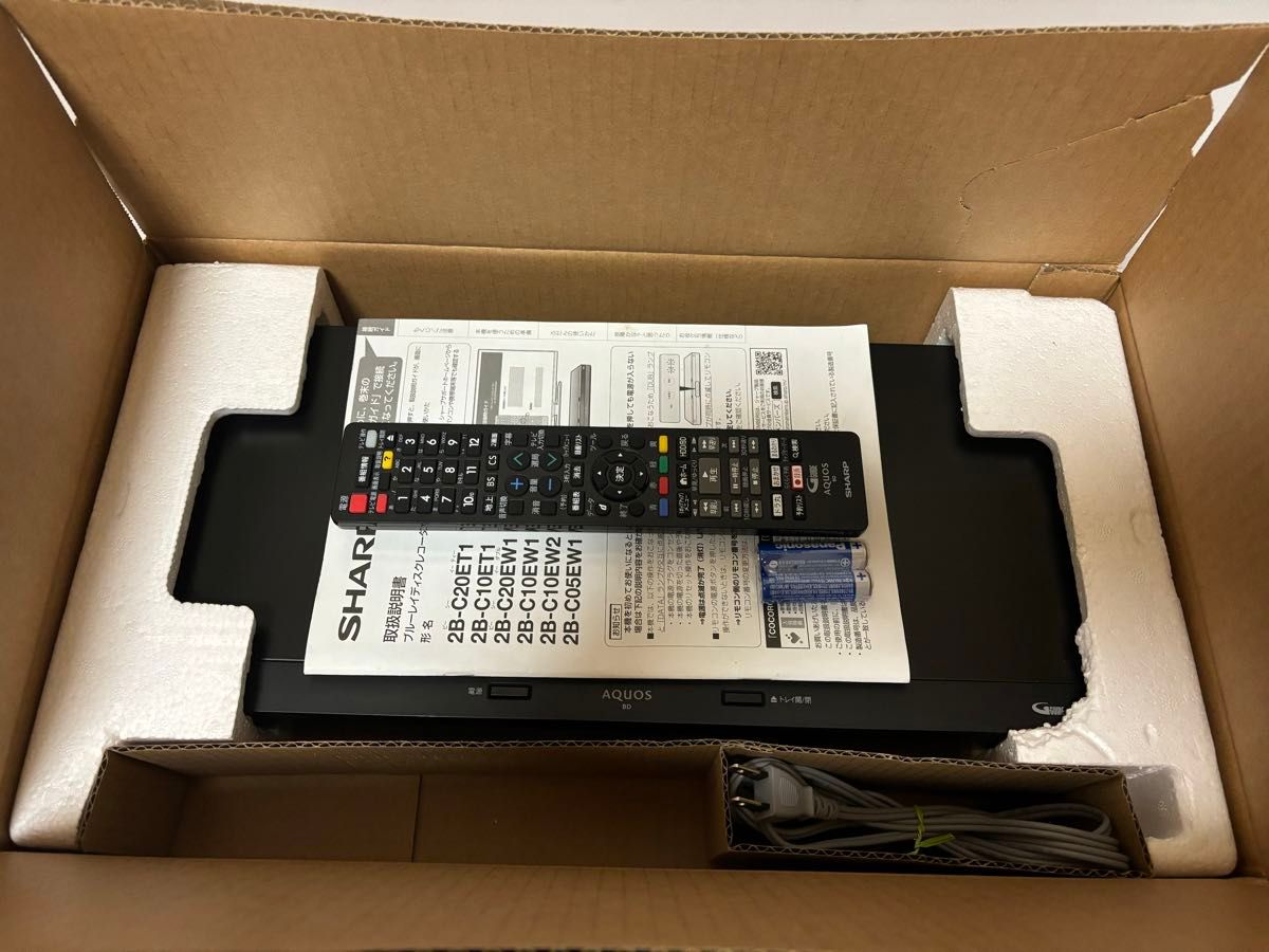 SHARP シャープブルーレイレコーダー 2023年製 2B-C10EW1 AQUOS SHARP シャープブルーレイレコーダー 2023年製 2B-C10EW1 AQUOS