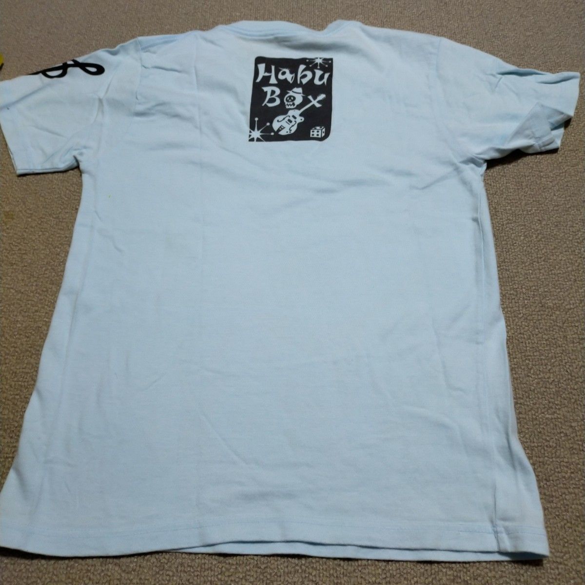 ハブボックス　Habu Box Tシャツ　カーニバル　ミュージック　水色 半袖