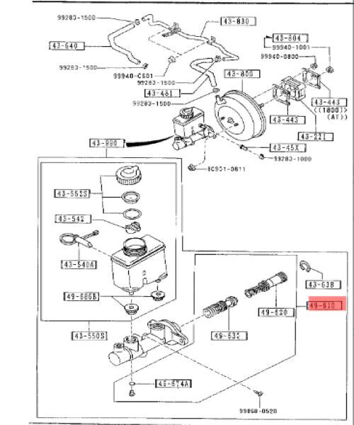 マツダ ロードスター ブレーキ インナー パーツ キット BRAKE INNER PARTS KIT MAZDA純正 Genuine JDM OEM 新品 未使用 メーカー純正品_画像2