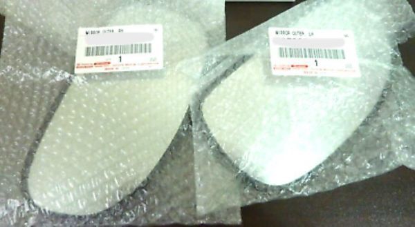 トヨタ カローラ アウタリヤビューミラー 左右 MIRROR SUB-ASSY OUTER REAR VIEW LR SET TOYOTA Genuine JDM OEM 未使用 メーカー純正品_画像1