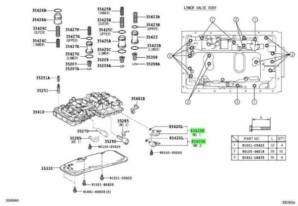  Toyota Altezza Altezza Gita GXE15W Transmission solenoid ASSY ×1 SOLENOID ASSY TRANSMISSION GXE15 original Genuine