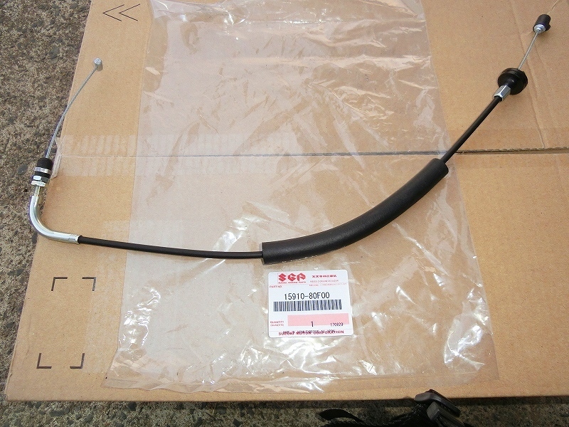 【残り1個】スズキ カプチーノ 純正 未使用品 アクセルケーブル EA11R 1991/10 - 1995/04 Suzuki Cable assy accel New Genuine OEM Part_画像1