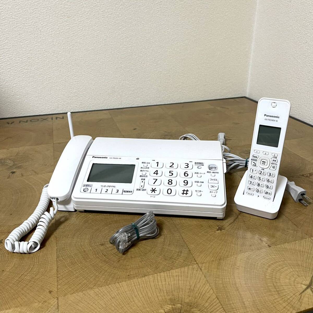  simple operation verification settled Panasonic/ Panasonic home use telephone machine / cordless telephone machine parent machine :KX-PD205DL/ cordless handset KX-FKD404