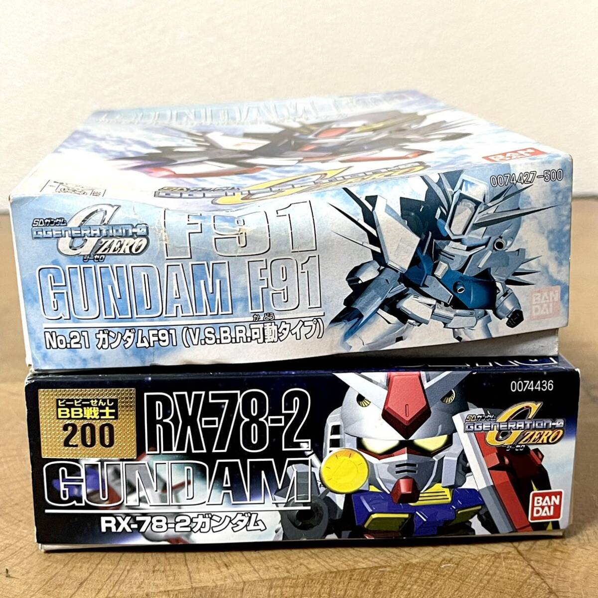 新品未組立 BANDAI/バンダイ BB戦士/SDガンダム 2箱セット ガンダムF91 V.S.B.R 可動タイプ/ガンダムマークⅡ RX-78-2ガンダムの画像10