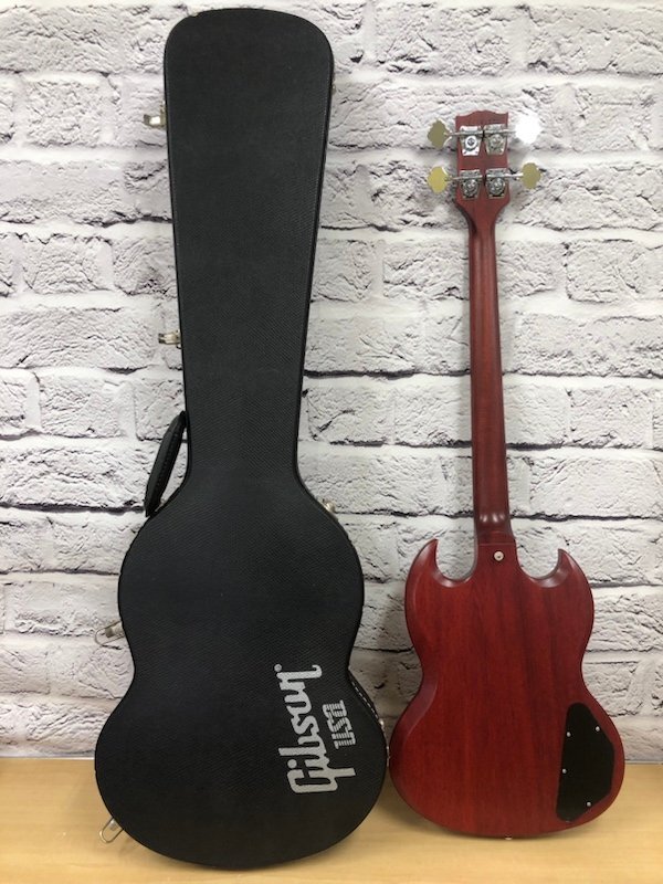 【左利用】Gibson USA / SG Standard Bass Faded Worn Cherry 2013 lefty レフティ ギブソン エレキベース ハードケース付 240411SK110794の画像2