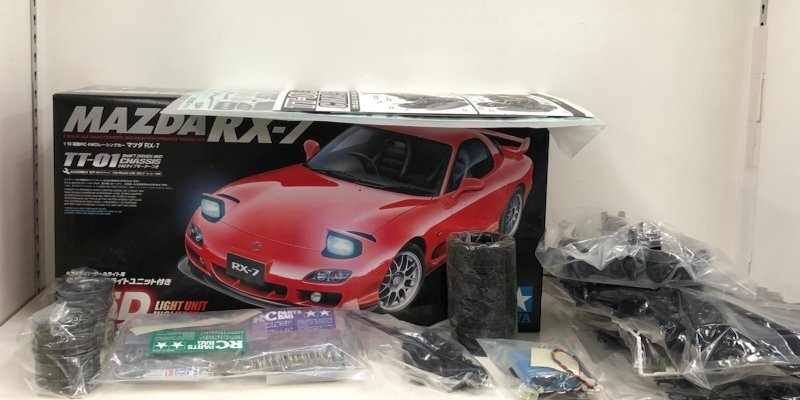 TAMIYA タミヤ RC4WD レーシングカー マツダ RX-7 1/10スケール 240329SK100577の画像1