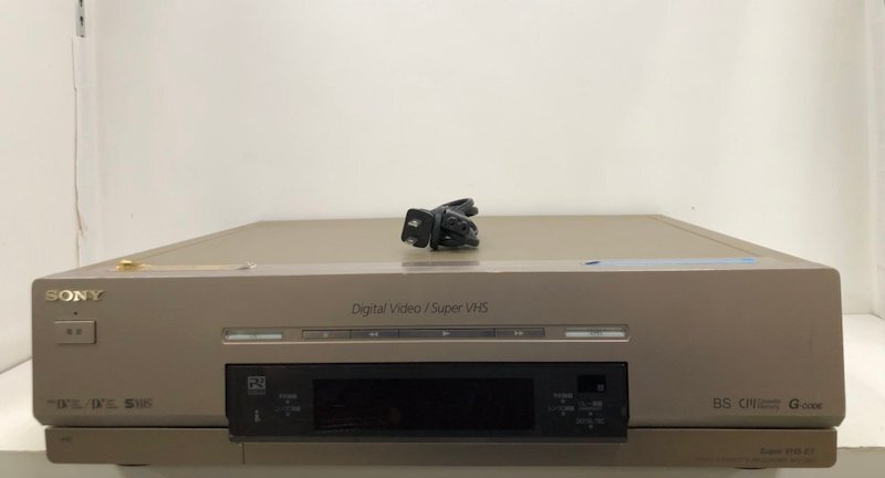 【ジャンク品】 SONY ソニー WV-DR7 ビデオカセットレコーダー DV S-VHS ビデオデッキ 2000年製 240412SK430376の画像1