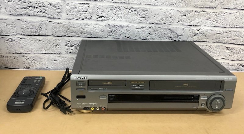 SONY WV-TW1 ソニー ビデオカセットレコーダー VHS Hi-Fi Hi8 240327SK280501の画像1