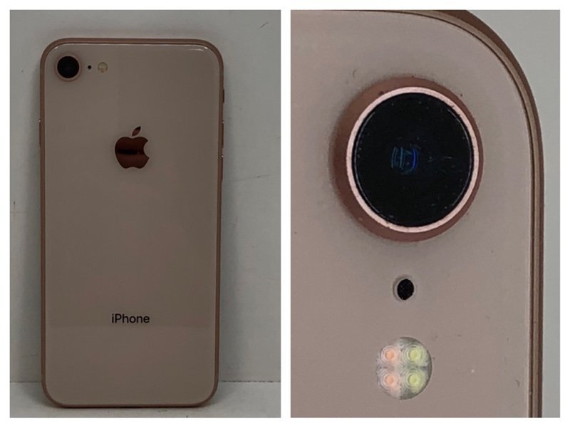 Apple iPhone 8 MQ7A2J/A A1906 64GB ゴールド 利用制限 au 〇 240319SK310029の画像8