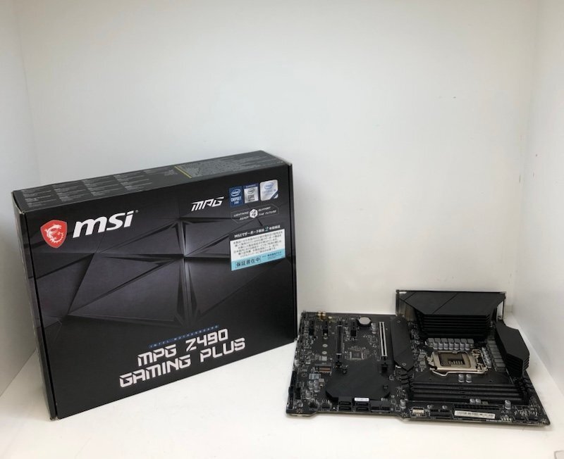 【ジャンク品】MSI intel motherboard MPG Z490 GAMING plus ASUS マザーボード グラフィックボード 240417SK320673の画像1