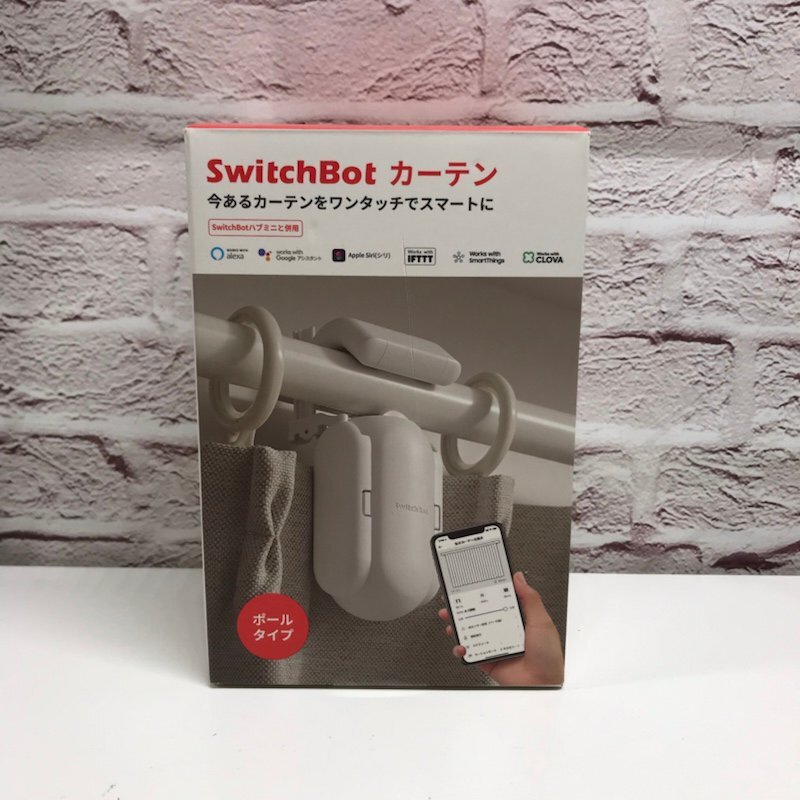 【未開封品】 SwitchBot カーテン ポールタイプ W0701600 240320RM500189の画像1
