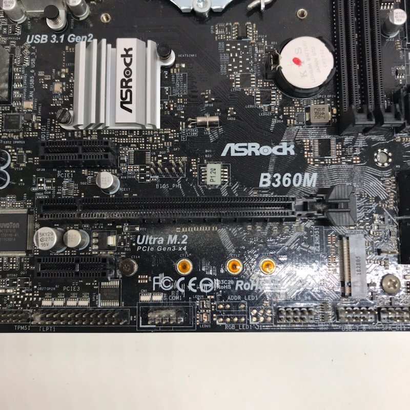 ジャンク　マザーボード ASRock B360M LGA1151 240326SK440098_画像8