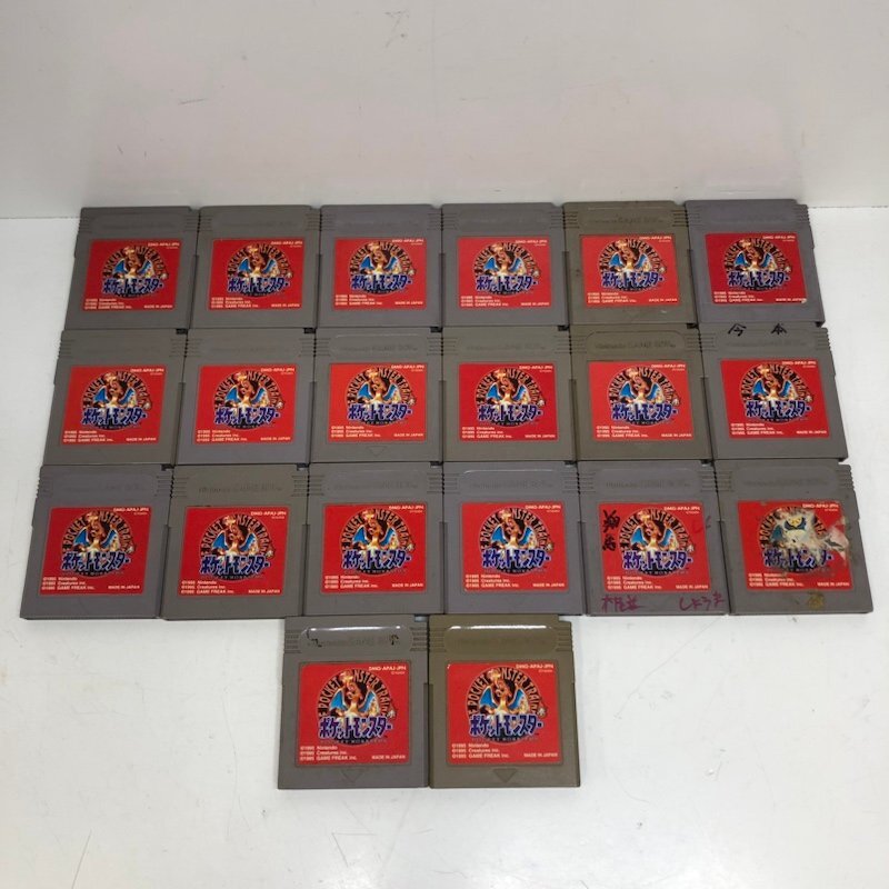 【ジャンク品】 任天堂 ゲームボーイ ゲームボーイカラー ポケモン 105本 セット 赤 青 緑 ピカチュウ 金 銀 クリスタル 240329SK750029の画像2