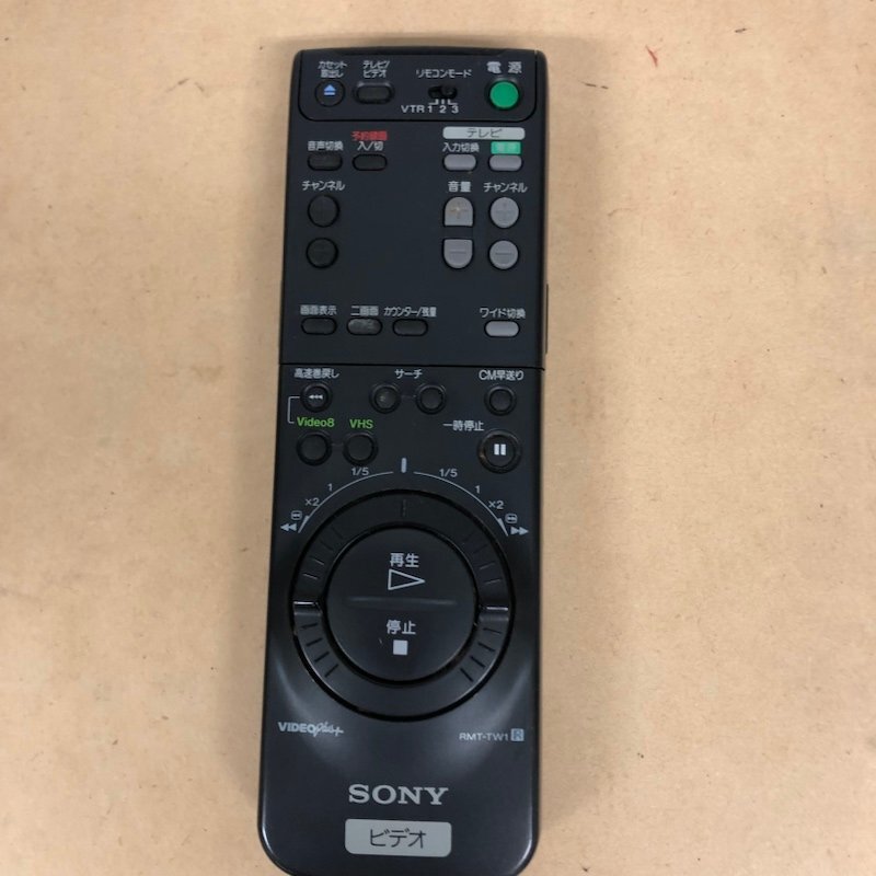 SONY WV-TW1 ソニー ビデオカセットレコーダー VHS Hi-Fi Hi8 240327SK280501の画像8