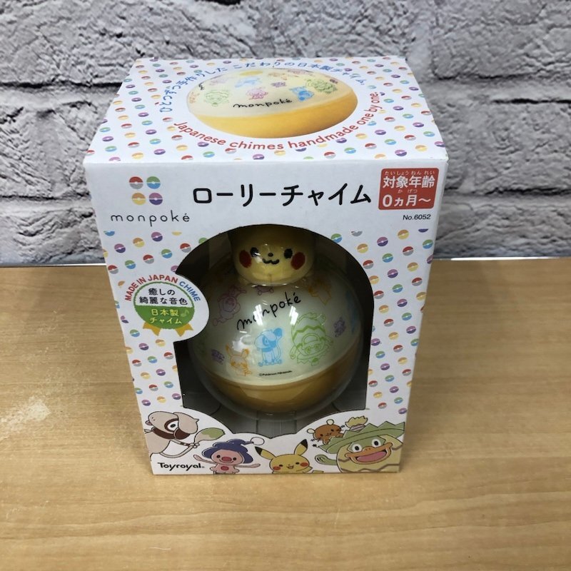 monpoke ローリーチャイム Toyroyal ポケモン ピカチュウ 起き上がりこぼし 240318SK190291の画像1