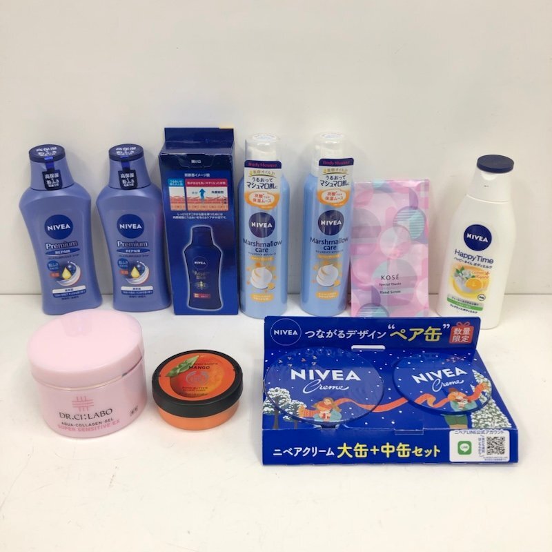 ボディミルク クリーム まとめ売り NIVEA ニベア ドクターシーラボ KOSE コーセー ザ・ボディショップ THE BODY SHOP 保湿 240307SK190639の画像1