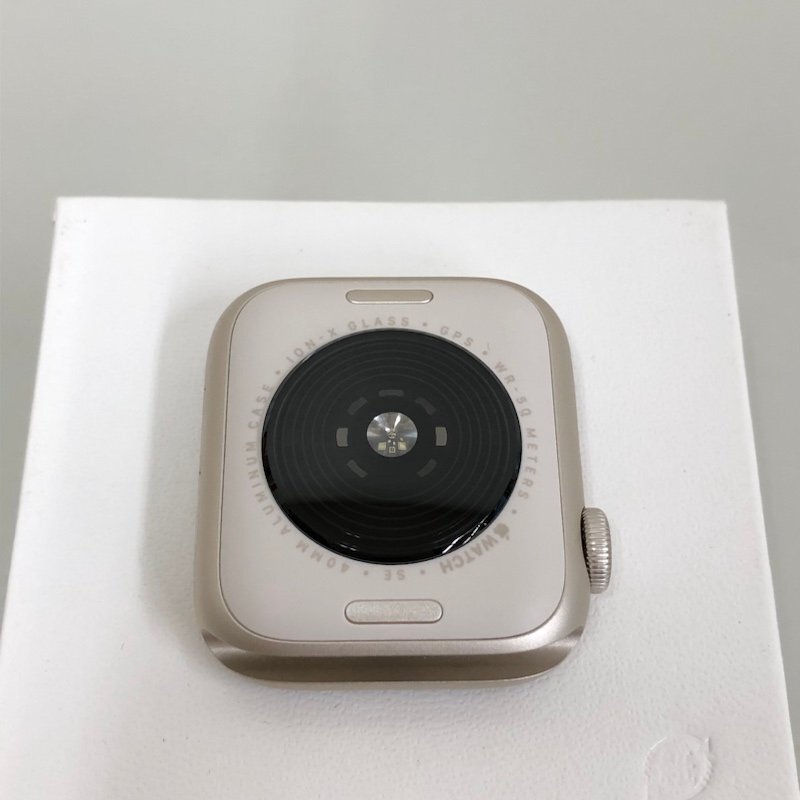 Apple Watch SE 第2世代 40mm GPSモデル スターライト MNL73J/A A2722 バッテリー最大容量100% 240326RM390591の画像5