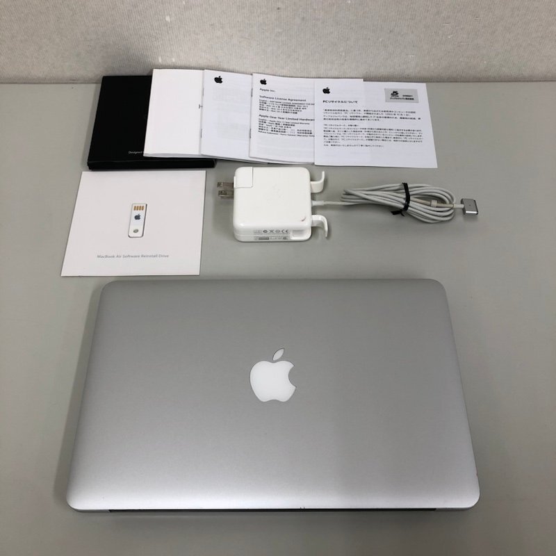 【ジャンク】Apple MacBook Air 11inch Mid 2013 MD711J/A BigSur/Core i5 1.3GHz/4GB/128GB/A1465 240229SK100017_画像1