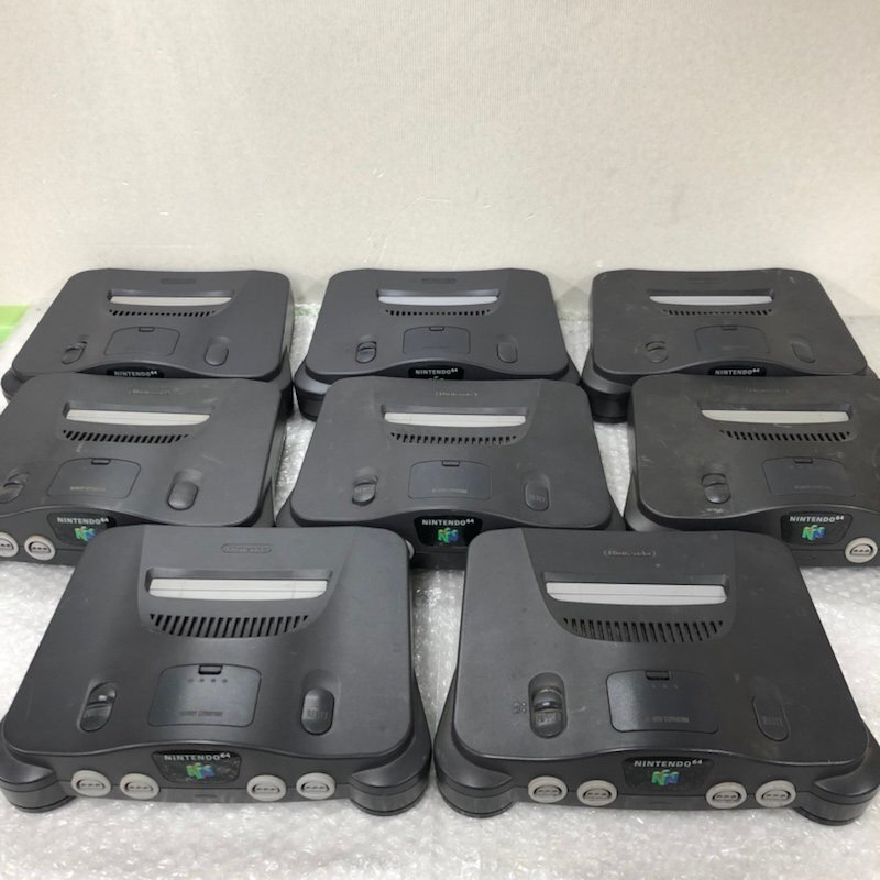 【ジャンク品】NINTENDO64 ニンテンドー64 NUS-001 箱なし 本体 8点セット 240223SK400502_画像2