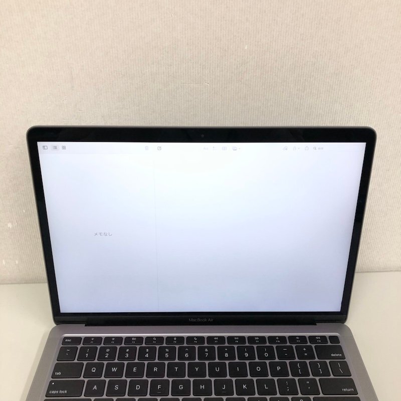 Apple MacBook Air M1 2020 MGN63J/A Sonoma/8コアCPU/7コアGPU/8GB/256GB/グレイ/A2337/USキーボード 240410SK430186の画像3
