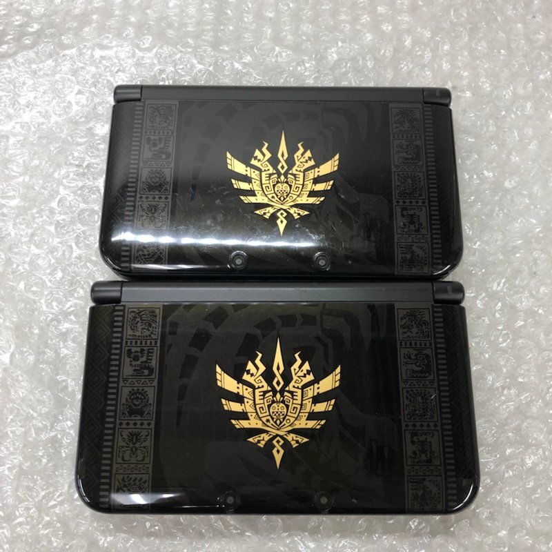 【ジャンク品】任天堂 Nintendo ニンテンドー 3DSLL SPR-001 モンスターハンター4 2点セット 初期化済240212SK270905_画像2