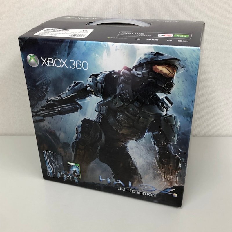 Microsoft Xbox 360 S 320GB Halo 4 リミテッド エディション 限定モデル 本体 コントローラー2個付き 240328SK280757_画像1