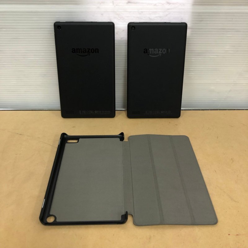 アマゾン キンドルファイヤー Amazon Fire HD 7（第7世代）SR043KL ブラック2点セット タブレット 8GB 240202SK090084の画像2