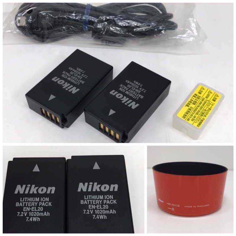 Nikon 1 J2 ミラーレス一眼 ボディ/ 1 NIKKOR 30-110mm f3.8-5.6 VR レンズ ニコン オレンジ 240409SK050548の画像9