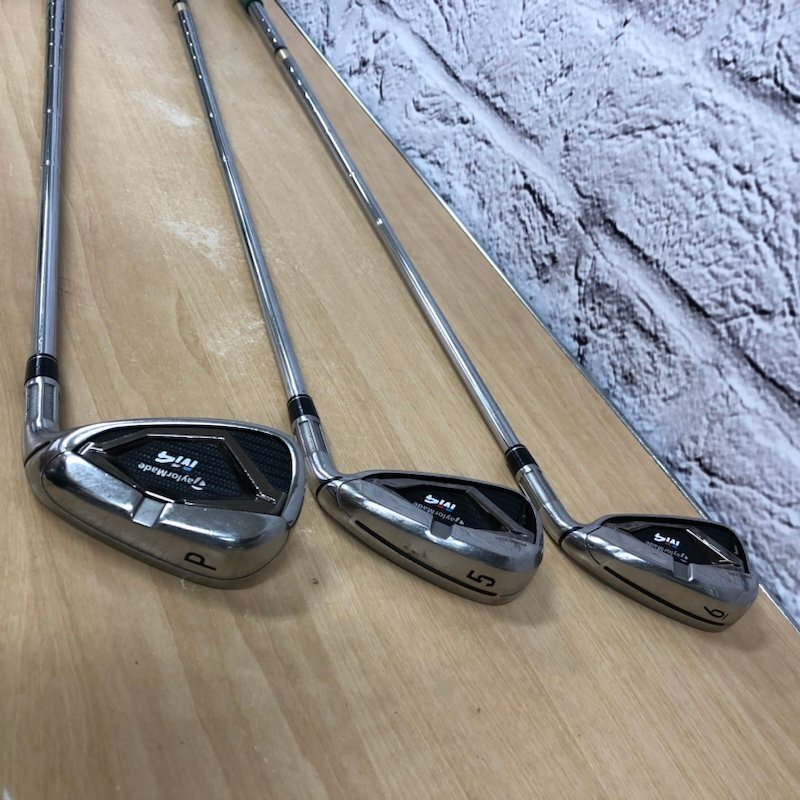 TaylorMade アイアン 6本セット M4 REAX STEEL 90 フレックスS メンズ 右利き 240408SK060361_画像6