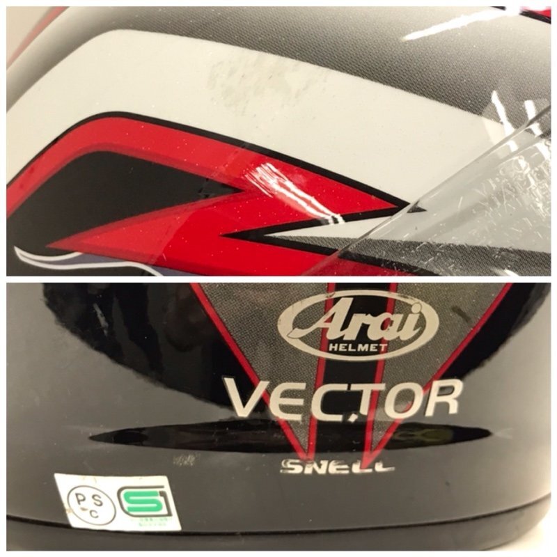 Arai アライ ヘルメット T8133 ２種 フルフェイスヘルメット サイズ 57-58cm 2010年製 240411SK111021の画像10