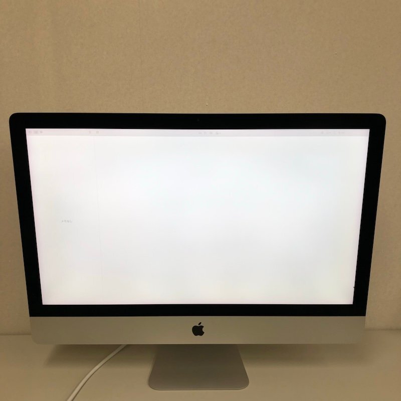 Apple iMac 5K 27inch 2019 MRR1J/A BTO Sonoma/Core i9 3.6GHz/Radeon Pro 580X/64GB/SSD 1TB/A2115 240417SK010001の画像3