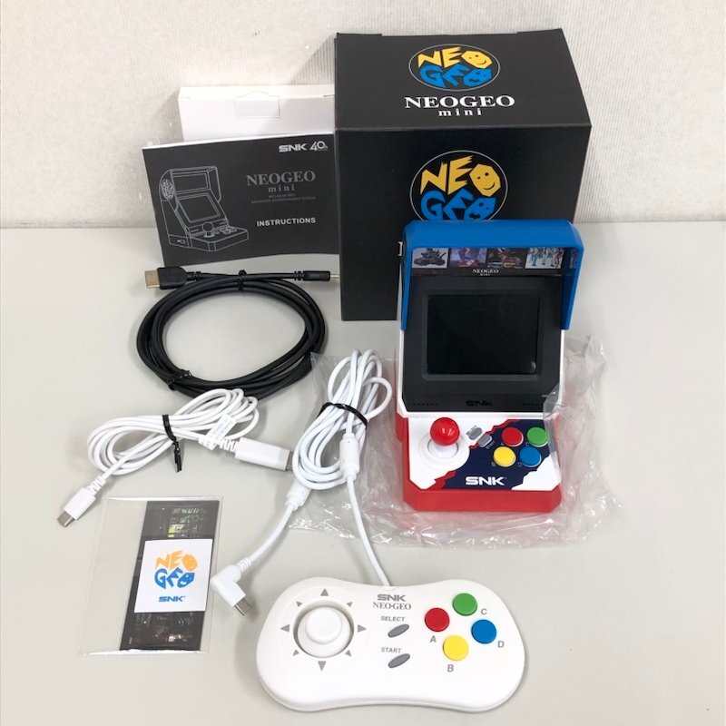 SNK NEOGEO mini ネオジオミニ 本体 ＋ PAD 白 コントローラー 付き 240322SK080571_画像1