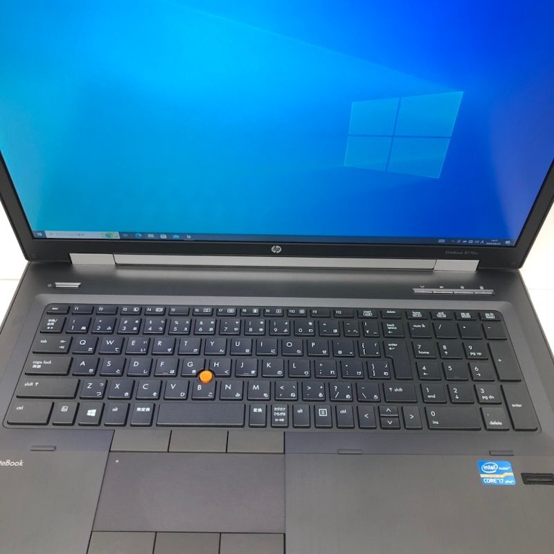 hp EliteBook 8770w Windows 10 Pro Core i7 3820QM 2.70GHz 16GB SSD 512GB ノートパソコン 240416SK090252の画像2