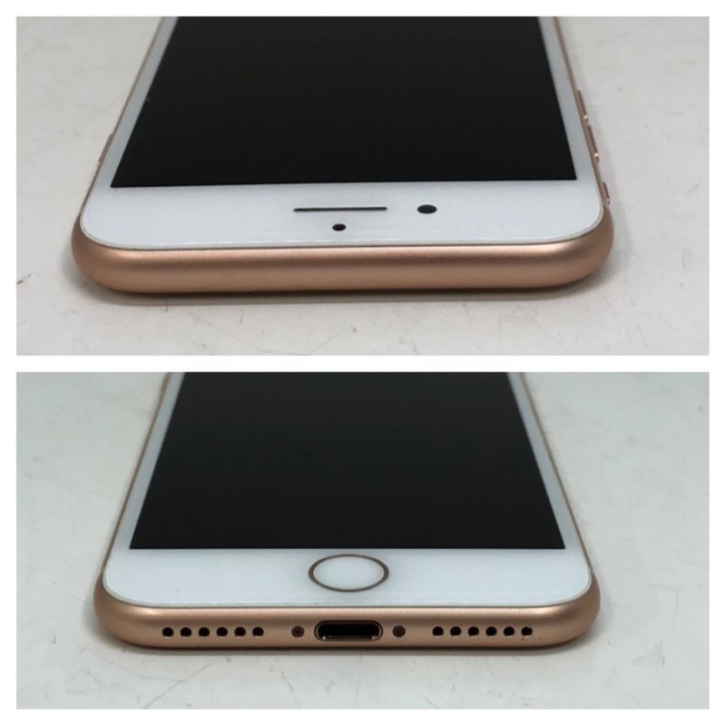 Apple iPhone 8 MQ7A2J/A A1906 64GB ゴールド 利用制限 au 〇 240319SK310029の画像9